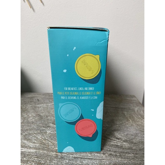 MESSY MUTTS 6 Piece Bowl Set XL Stainless Steel Bowl Silicone Lid Box Set - Picture 2 of 5